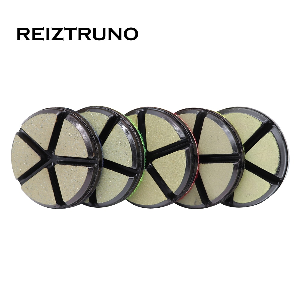 Reiztrino-3 인치 세라믹 연마 패드, 콘크리트 바닥 그라인딩, 세라믹 본드 그라인딩 디스크, 콘크리트 거친 그라인딩용
